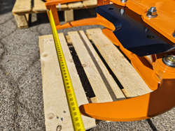 cesoia forestale pinza per tronchi miniescavatori mod cf 10r