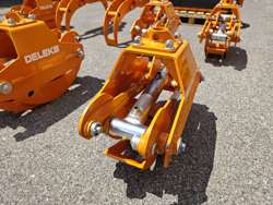pinza per legna da 4qli per miniescavatori gru o caricaletame mod dk 10h