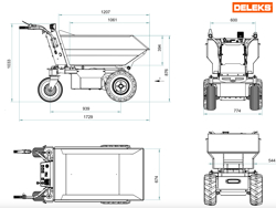 motocarriola elettrica xe500he