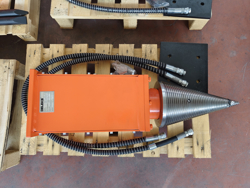 spaccalegna conico per miniescavatore lsp12