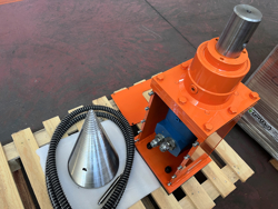 spaccalegna conico per miniescavatore lsp12