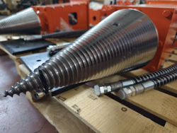 spaccalegna conico per miniescavatore lsp18