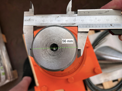 spaccalegna conico per miniescavatore lsp18