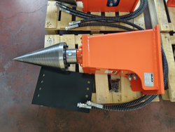 spaccalegna conico per miniescavatore lsp40