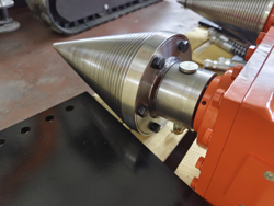 spaccalegna conico per miniescavatore lsp40