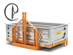 cassoncino ribaltabile per transporto merci col trattore mod t 1400 h