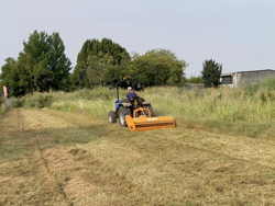 trinciasarmenti a mazze spostabile per trattore da vigneto mod gepard 150