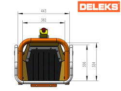 biotrituratore a scoppio professionale per la produzione di cippato mod dk 500 bs