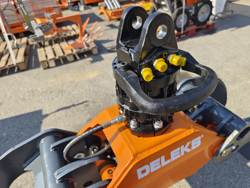 pinza per legna da 25qli con rotore flangiato per escavatore mod dk 18 gr 100f