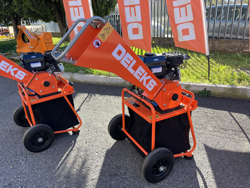 biotrituratore a scoppio per la produzione di cippato mod dk 300 bs