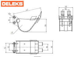 benna per miniescavatore 300 s100