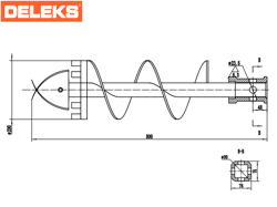 coclea 20cm per trivella s100