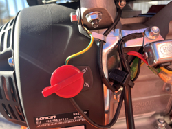 biotrituratore a scoppio professionale per la produzione di cippato mod dk 300 lc