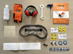 biotrituratore a scoppio professionale per la produzione di cippato mod dk 500 bs