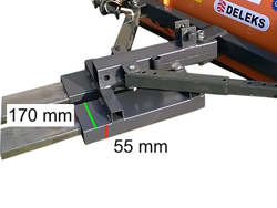 sgombraneve serie leggera per carrelli elevatori mod lns 190 f