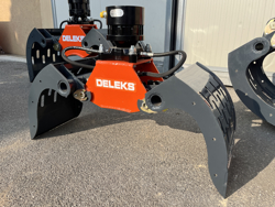 pinza selezionatrice per miniescavatori gru o caricaletame mod dkp 10