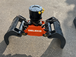 pinza selezionatrice per miniescavatori gru o caricaletame mod dkp 10