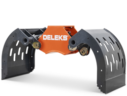 pinza selezionatrice per miniescavatori gru o caricaletame mod dkp 15