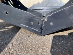 pinza selezionatrice per miniescavatori gru o caricaletame mod dkp 15