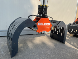 pinza selezionatrice per miniescavatori gru o caricaletame mod dkp 15gr