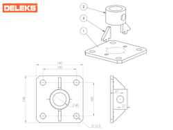 pinza per legna da 4qli per miniescavatori gru o caricaletame mod dk 10h