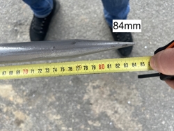 forca con 3 punte per balloni del fieno dk 6