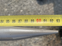 forca con 3 punte per balloni del fieno dk 8