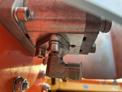 trincia rovi per miniescavatore da 110cm decespugliatore idraulico mod ark 110