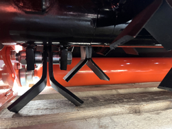 trincia rovi per miniescavatore da 110cm decespugliatore idraulico mod ark 110