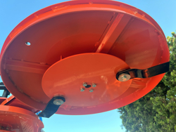 piatto tosaerba per trattore agricolo a 8 lame per parchi e prati erbosi mod dm150 interfila