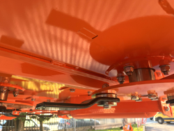 piatto tosaerba per trattore agricolo a 8 lame per parchi e prati erbosi mod dm150 interfila