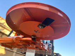 piatto tosaerba per trattore agricolo a 8 lame per parchi e prati erbosi mod dm150 interfila