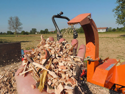 cippatore a disco per trattore per la produzione di cippato mod dk 1200se