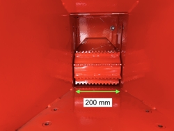 cippatore a disco per trattore per la produzione di cippato mod dk 1200se