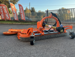 piatto tosaerba per trattore agricolo a 8 lame per parchi e prati erbosi mod dm180 interfila