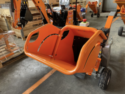 biotrituratore a scoppio professionale per la produzione di cippato mod dk 500 bs