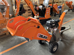 biotrituratore a scoppio professionale per la produzione di cippato mod dk 500 bs