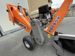 biotrituratore a scoppio professionale per la produzione di cippato mod dk 500 lf