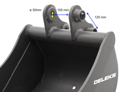 benna per miniescavatore m180 bhb 400