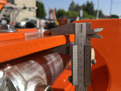 cesoia forestale pinza per tronchi miniescavatori mod cf 11r