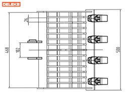 benna grigliata per miniescavatore s100 500st
