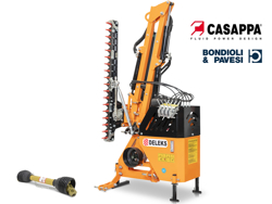 braccio decespugliatore idraulico per trattore trincia o barra tosasiepi mod airone 160 tr