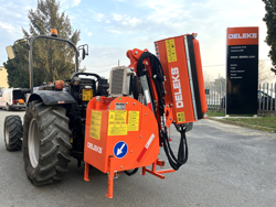 braccio decespugliatore idraulico per trattore trincia o barra tosasiepi mod merlo