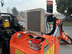 braccio decespugliatore idraulico per trattore trincia o barra tosasiepi mod merlo