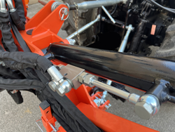 braccio decespugliatore idraulico per trattore trincia o barra tosasiepi mod merlo