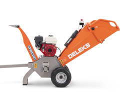 biotrituratore a scoppio professionale per la produzione di cippato mod dk 500 honda