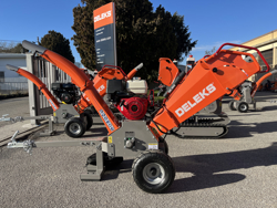 biotrituratore a scoppio con motore honda produzione di cippato mod dk 800 honda