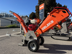 biotrituratore a scoppio con motore honda produzione di cippato mod dk 800 honda