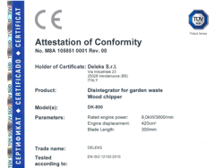 biotrituratore a scoppio dk 800 briggs amp stratton