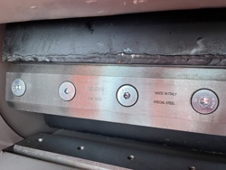 biotrituratore a scoppio professionale per la produzione di cippato mod dk 800 lf